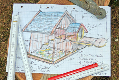 Am Anfang war diese Skizze